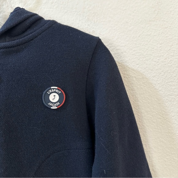 Jacadi Baby Zip Up Sweatshirt Hoodie in Marine size 24M - Picture 6 of 10